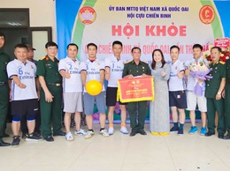 Sôi nổi Hội khoẻ Cựu chiến binh xã Quốc Oai năm 2025
