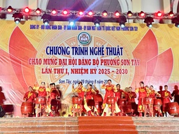 Chương trình nghệ thuật đặc biệt chào mừng Đại hội Đại biểu Đảng bộ phường Sơn Tây lần thứ I, nhiệm kỳ 2025-2030