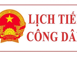 THÔNG BÁO: Lịch tiếp công dân định kỳ tháng 8 năm 2025