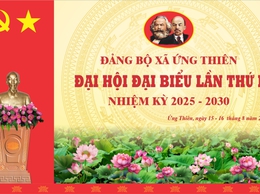 Quyết định Triệu tập đại biểu dự Đại hội đại biểu Đảng bộ xã Ứng Thiên Lần thứ I, nhiệm kỳ 2025 - 2030