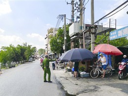 Công an xã Gia Lâm ra quân bảo đảm trật tự đô thị, trật tự công cộng và vệ sinh môi trường