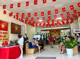 QUẦY NƯỚC “ĐỘC LẬP” TẠI ĐIỂM PHỤC VỤ HÀNH CHÍNH CÔNG PHƯỜNG KIM LIÊN – HOẠT ĐỘNG Ý NGHĨA CHÀO MỪNG QUỐC KHÁNH 2/9