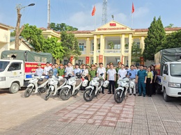 Hòa Xá ra quân tổng kiểm tra, xử lý vi phạm hành lang giao thông, trật tự đô thị, trật tự công cộng và vệ sinh môi trường năm 2025