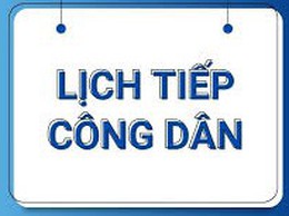 Lịch tiếp dân định kỳ của đồng chí Bí thư Đảng ủy, ngày 05/8/2025