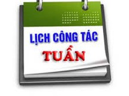 LỊCH CÔNG TÁC CỦA BAN THƯỜNG VỤ ĐẢNG ỦY-THƯỜNG TRỰC HĐND- LÃNH ĐẠO UBND PHƯỜNG