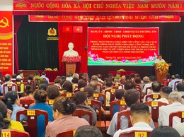 UBND xã Thường Tín phát động phong trào “Bình dân học vụ số” và triển khai một số kế hoạch của ngành Văn hóa - Xã hội