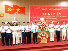 Xã Bình Minh tổ chức kỷ niệm 80 năm ngày truyền thống Công an Nhân dân và 20 năm Ngày hội Toàn dân bảo vệ an ninh Tổ Quốc