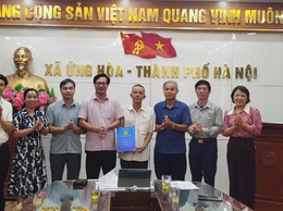 XÃ ỨNG HÒA TỔ CHỨC HỘI NGHỊ CÔNG BỐ QUYẾT ĐỊNH CHỨC DANH TRƯỞNG THÔN VỌNG TÂN NHIỆM KỲ 2025 – 2028