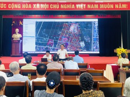 Xã Thiên Lộc tổ chức hội nghị làm việc với các hộ dân nằm trong phạm vi tuyến đường từ đường Thiên Biểu đến trường Tiểu học Thăng Long