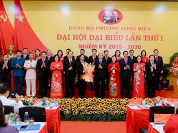 Đại hội Đảng bộ phường Long Biên lần thứ I: Quyết tâm xây dựng đô thị “Xanh - Văn minh - Hiện đại”