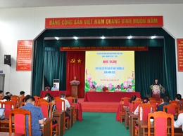 Tiếp xúc cử tri sau  kỳ họp thứ hai HĐND phường Tùng Thiện khóa I nhiệm kỳ 2021-2026
