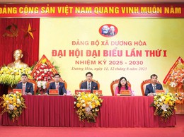Đại hội đảng bộ xã Dương Hòa lần thứ I, nhiệm kỳ 2025 - 2030