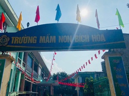 TRƯỜNG MẦM NON BÍCH HÒA RỰC RỠ CỜ HOA CHÀO MỪNG ĐẠI HỘI ĐẢNG XÃ BÌNH MINH LẦN THỨ I, NHIỆM KỲ 2025 – 2030