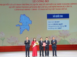 Đổi mới, sáng tạo, xây dựng xã Quốc Oai giàu đẹp văn minh, hiện đại, phát triển, nhân dân hạnh phúc