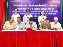 PHƯỜNG VĂN MIẾU- QUỐC TỬ GIÁM THÀNH LẬP 103 TỔ CHUYỂN ĐỔI SỐ CỘNG ĐỒNG 