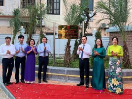 GẮN BIỂN CÔNG TRÌNH TU BỔ, TÔN TẠO DI TÍCH PHÁO ĐÀI LÁNG