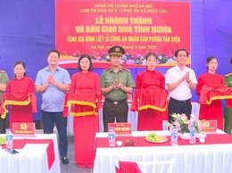 Lễ Khánh thành và bàn giao Nhà tình nghĩa cho thân nhân liệt sỹ Phùng Văn Diện tại xã Phúc Lộc