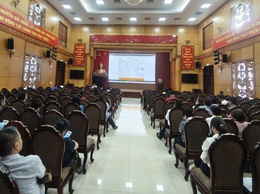 Phường Tây Hồ tổ chức Hội nghị tập huấn, hướng dẫn kê khai các thủ tục hành chính trên cổng Dịch vụ công quốc gia