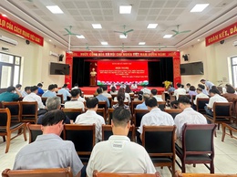 Xã thiên lộc tổ chức hội nghị giao ban Ban chỉ đạo công tác bồi thường, hỗ trợ, tái định cư các dự án