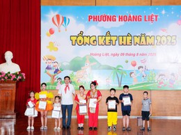 Phường Hoàng Liệt tổ chức Hội nghị tổng kết hoạt động thiếu nhi hè năm 2025