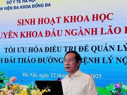 Bệnh viện đa khoa Đống Đa tổ chức sinh hoạt khoa học về tối ưu hóa điều trị bệnh đái tháo đường và bệnh lý nội tiết