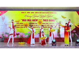 Rực rỡ chương trình nghệ thuật chào mừng thành công Đại hội đại biểu Đảng bộ phường Khương Đình lần thứ I, nhiệm kỳ 2025-2030