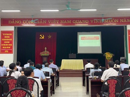 Phường Phú Lương tham dự hội nghị trực tuyến Thành ủy Hà Nội triển khai thực hiện Nghị quyết số 66 của Bộ Chính trị