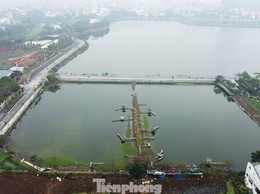 Hồ Tây được bổ cập nước từ hồ Sen trước 2/9