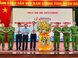 Xã Hoài Đức tổ chức Lễ kỷ niệm 80 năm Ngày truyền thống Công an nhân dân Việt Nam và 20 năm Ngày hội Toàn dân bảo vệ An ninh Tổ quốc