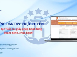 Hướng dẫn công dân thực hiện trực tuyến thủ tục 