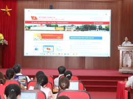 Hội nghị tập huấn các các thủ tục hành chính của Đảng trên cổng dịch vụ công trực tuyến quốc gia và phần mềm quản lý văn bản điều hành