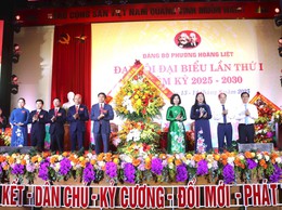 Xây dựng phường Hoàng Liệt khang trang, sáng, xanh, sạch, đẹp