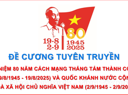 Cách mạng Tháng Tám năm 1945 – Sự kiện vĩ đại trong lịch sử dân tộc Việt Nam. 

