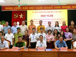 Phường Tây Tựu thành lập Ban chỉ đạo 197 và ký kết Quy chế phối hợp công tác đảm bảo TT ATGT, TTVMĐT, VSMT khu vực trường học