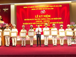 Xã Gia Lâm kỷ niệm 80 năm ngày truyền thống Công an nhân dân và 20 năm Ngày hội Toàn dân bảo vệ an ninh tổ quốc