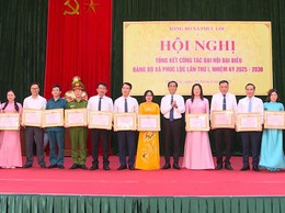 Hội nghị tổng kết công tác Đại hội đại biểu Đảng bộ xã Phúc Lộc lần thứ I, nhiệm kỳ 2025-2030