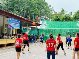 Giao lưu thể thao chào mừng 80 năm Ngày Cách mạng tháng Tám thành công và Quốc Khánh (2/9) giữa các đoàn thể Chính trị - Xã hội phường Phương Liệt