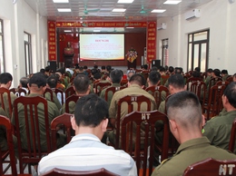 Công an xã Hoà Xá triển khai phương án đảm bảo an ninh trật tự Đại hội Đảng bộ xã; triển khai kế hoạch cao điểm tấn công trấn áp tội phạm kỉ niệm 80 năm CMT8 và Quốc khánh 2/9