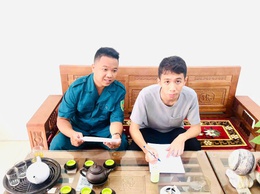 Nguyễn Tiến Hiếu tấm gương tuổi trẻ Tam Hưng xung phong viết đơn tình nguyện nhập ngũ