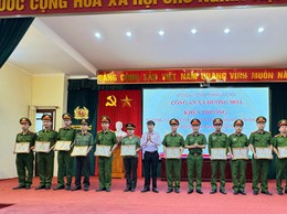 Công an xã Dương Hoà chủ động bám sát địa bàn, đảm bảo giữ vững an ninh trật tự 