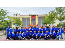 Đoàn thanh niên xã Nam Phù tổ chức lễ chào cờ “Tôi yêu Tổ quốc tôi”