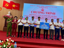 Xã Bình Minh tổ chức hội nghị phát động tổng vệ sinh tiêu độc và bảo vệ môi trường chào mừng Đại hội đại biểu Đảng bộ xã Bình Minh lần thứ I, nhiệm kỳ 2025-2030