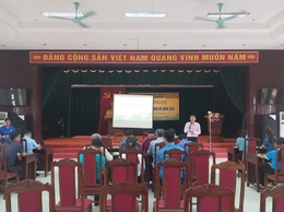 Phòng giao dịch Ngân hàng Chính sách xã hội Ba Vì tổ chức Hội nghị Tập huấn công tác ủy thác cho vay giữa Ngân hàng Chính sách xã hội và các tổ chức chính trị - xã hội