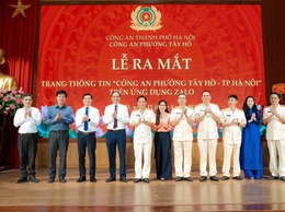 Công an phường Tây Hồ ra mắt Trang Zalo chính thức – Nêu cao tinh thần phòng, chống tội phạm, vì bình yên của Nhân dân