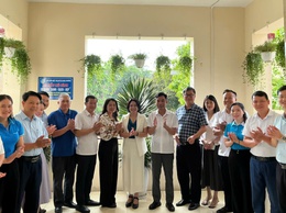 Hội Phụ nữ xã Đoài Phương ra mắt mô hình “Cơ quan xanh – sạch – đẹp” chào mừng Đại hội Đảng các cấp nhiệm kỳ 2025 – 2030