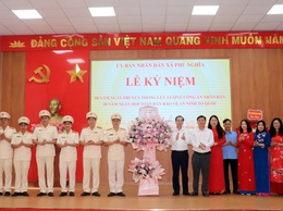Công an xã Phú Nghĩa lập nhiều chiến công, góp phần tô thắm truyền thống 80 năm ngày truyền thống Công an nhân dân Việt Nam