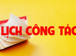 Lịch công tác tuần 34 phường Long Biên