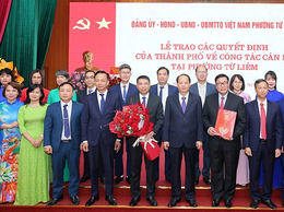 Đại hội đại biểu Đảng bộ phường Từ Liêm lần thứ I, nhiệm kỳ 2025-2030:Phát triển giàu đẹp, văn minh, vì hạnh phúc nhân dân.