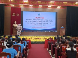 Hội LHPN xã Tiến Thắng tổ chức hội nghị tham gia góp ý xây dựng các dự thảo Văn kiện Đại hội Đảng toàn quốc lần thứ XIV và Đại hội Đảng các cấp nhiệm kỳ 2025 – 2030