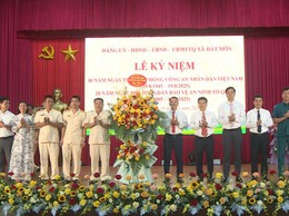 Hát Môn: Kỷ niệm 80 Ngày truyền thống lực lượng CAND 20 năm Ngày Hội toàn dân Bảo vệ ANTQ